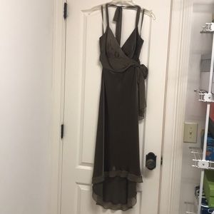 Brown Halter Top BCBG Dress